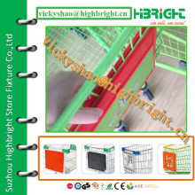 Branded Shopping Trolley Advertising Boards